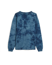Load image into Gallery viewer, DEEP BLUE Premium organic cotton Tie-dyed long sleeved top