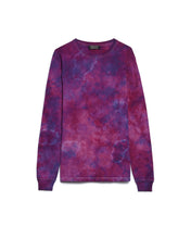 Load image into Gallery viewer, PURPLE RAIN Premium organic cotton tie-dyed long sleeved top