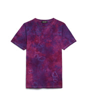 Load image into Gallery viewer, PURPLE RAIN Premium organic cotton tie-dyed short sleeved top