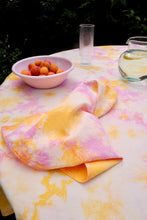 Load image into Gallery viewer, ANGEL CAKE Large Hand Dyed Tablecloth Set