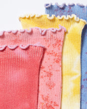 Load image into Gallery viewer, Primrose Frill Tie-Dye socks
