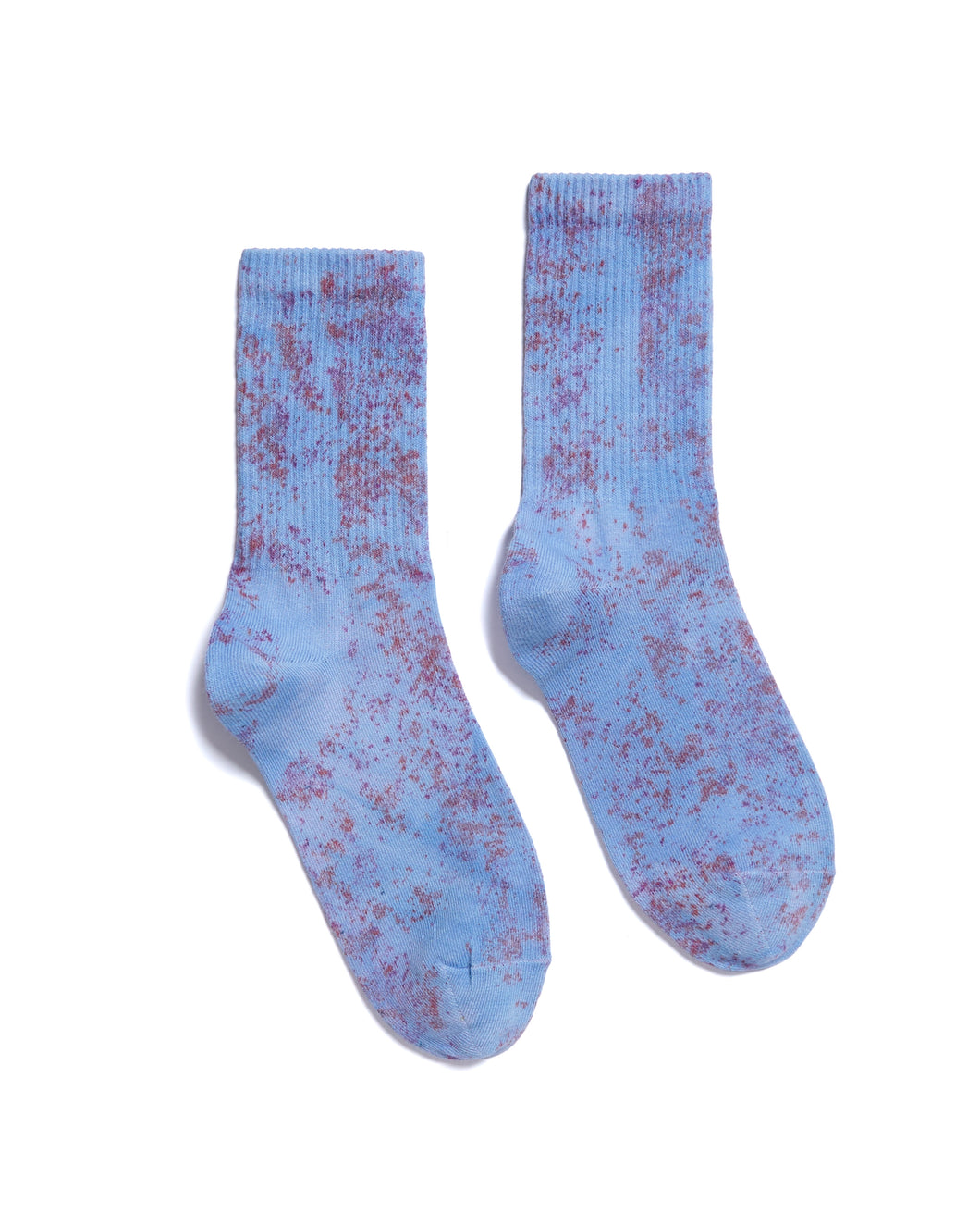 Crocus Speckle Hand-dyed Socks