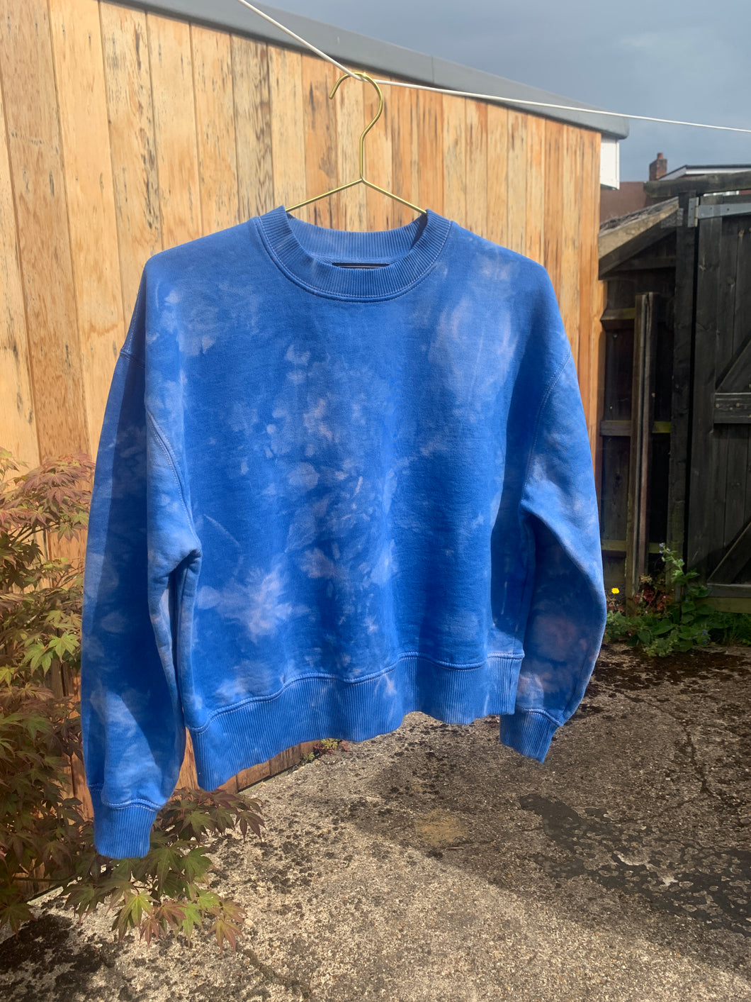 TRUE BLUE Premium Organic Hand-dyed Sweatshirt