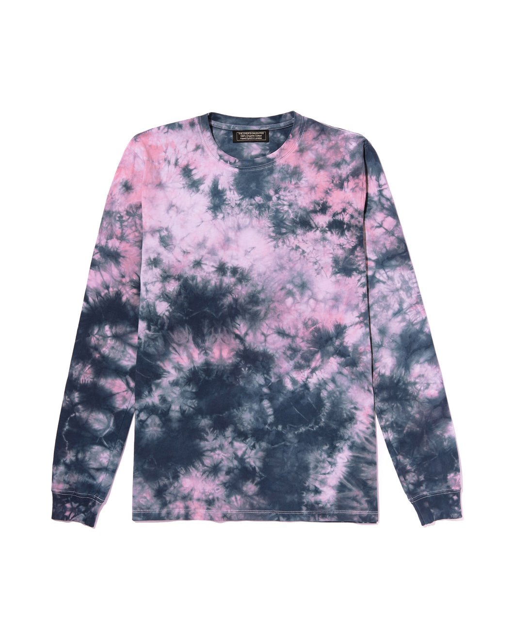 ROSE ROCK - 100% Organic Cotton Long-Sleeved Tie-Dyed Top